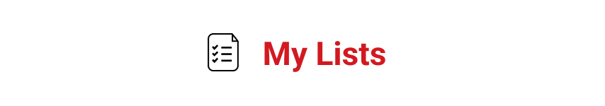 My Lists
