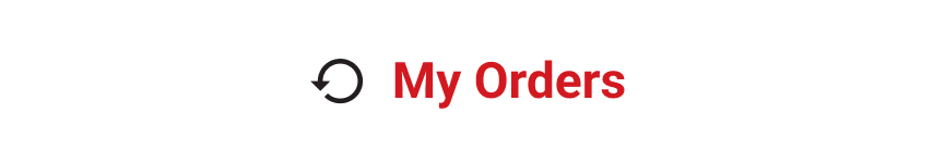 My Orders
